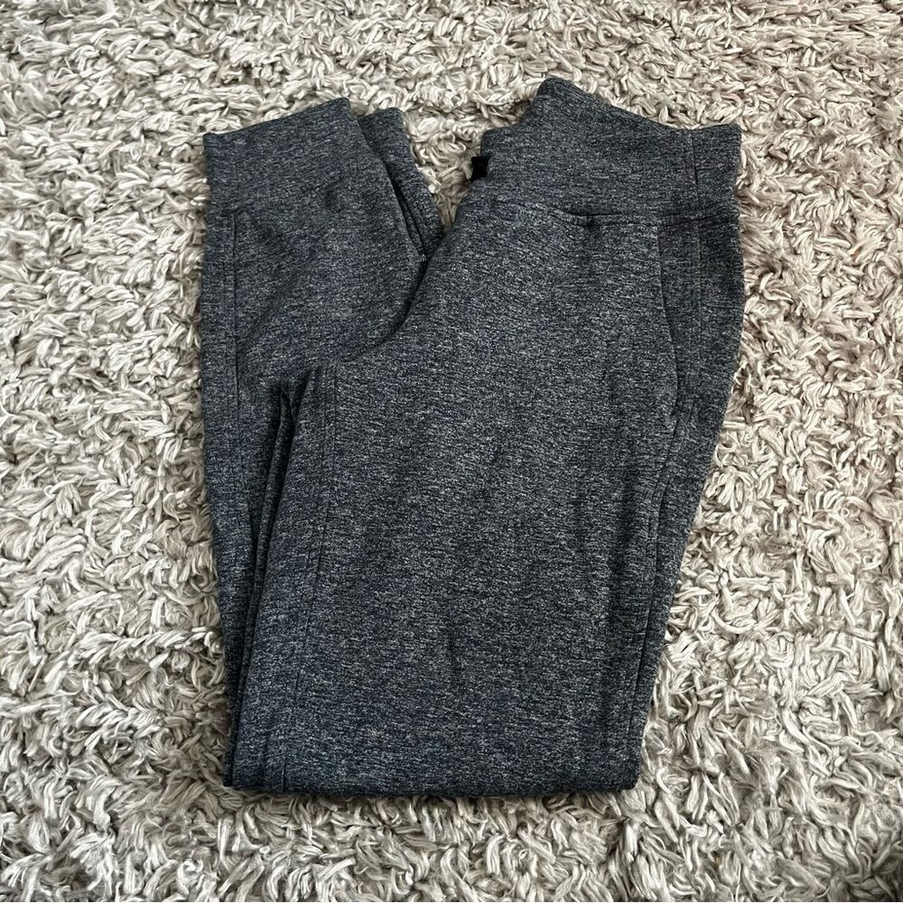 Lululemon Ready to Rulu High-Rise Fleece Jogger Heathered True Navy size 4